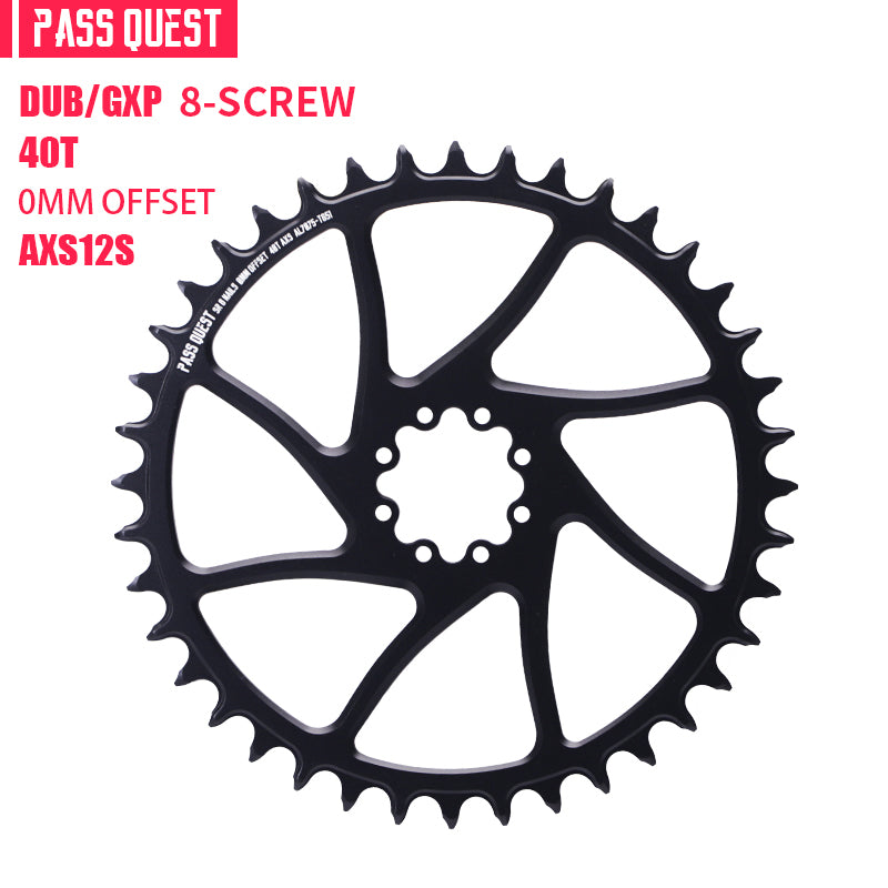 SRAM FORCE 8Nails AXS ( 0mm offset) HOLLOW Mountain XX SL Narrow Wide Chainring 34-44T