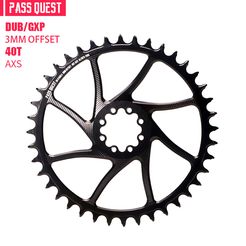 SRAM Force/AXS 8 Nails (3mm offset) Round Narrow Wide Chainring 40-54T