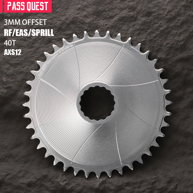 RACE FACE (3mm offset ) AXS AERO Round Narrow Wide Chainring 40-56T