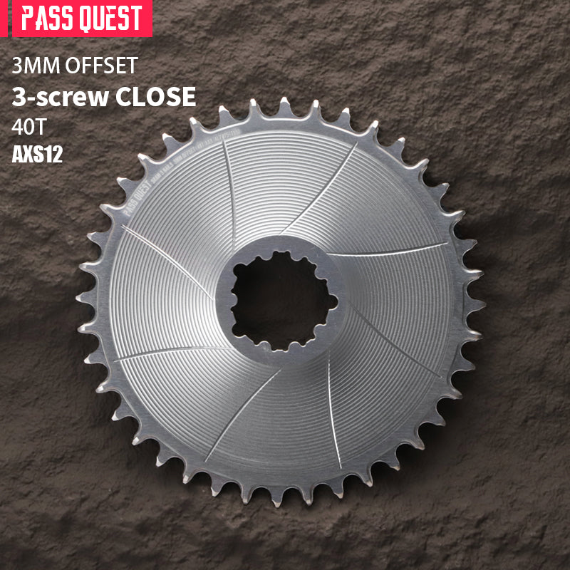 SRAM GXP/DUB ( 3mm offset) GRAVEL/ROAD Narrow Wide Chainring 40-56T AXS