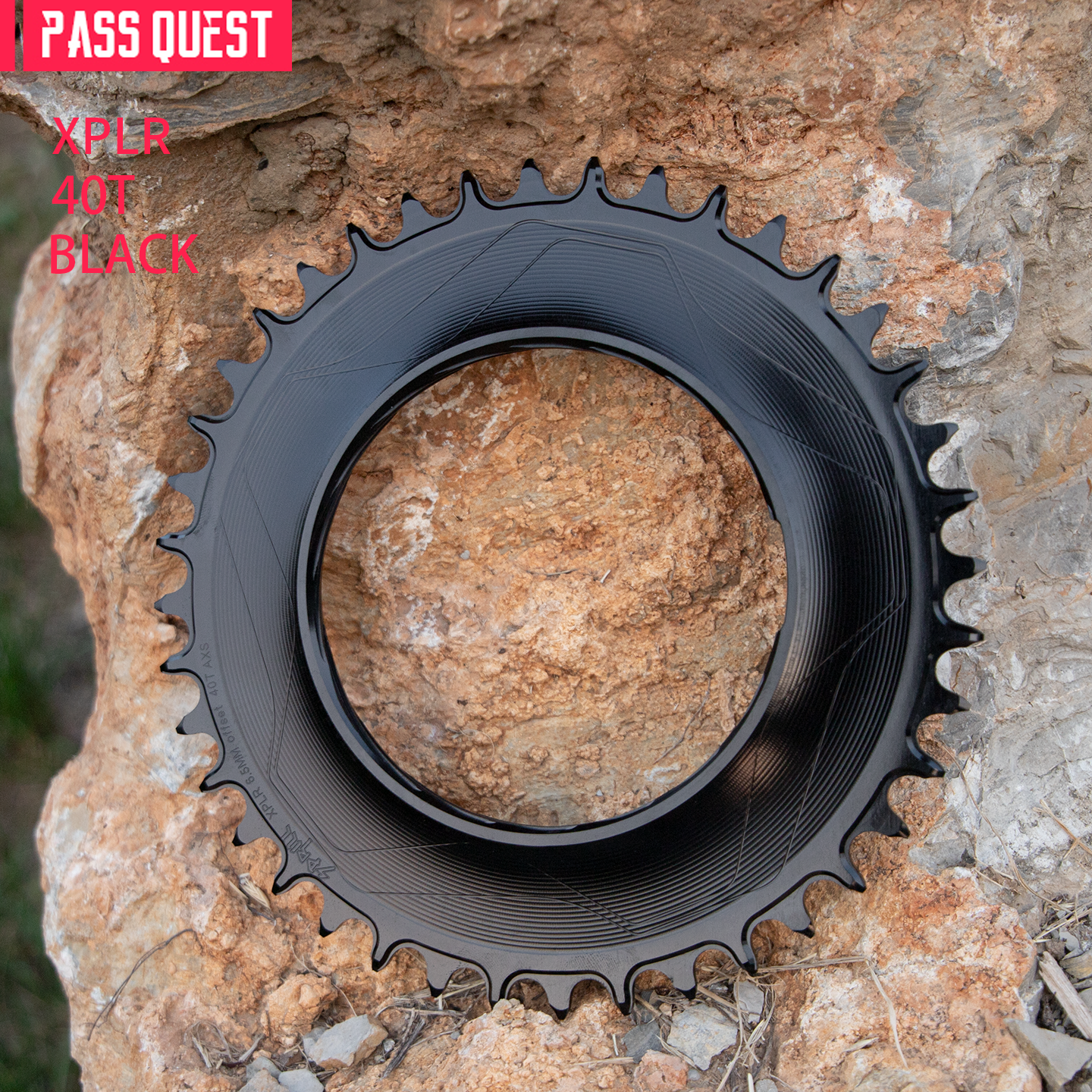 PASS QUEST Direct-Mount Threaded Chainring for SRAM XPLR AXS (12/13-Speed) – Narrow-Wide Profile (30-62T)