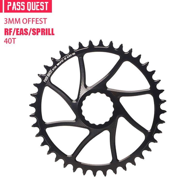 RACE FACE (3mm offset ) Round Narrow Wide Chainring 40-54T