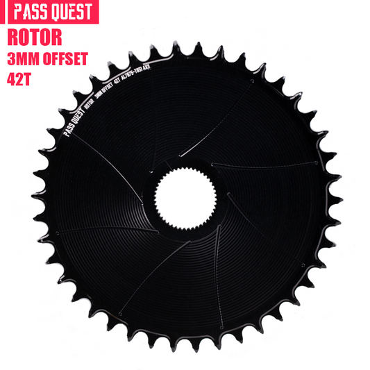 ROTOR (3mm offset ) AERO Round Narrow Wide Chainring