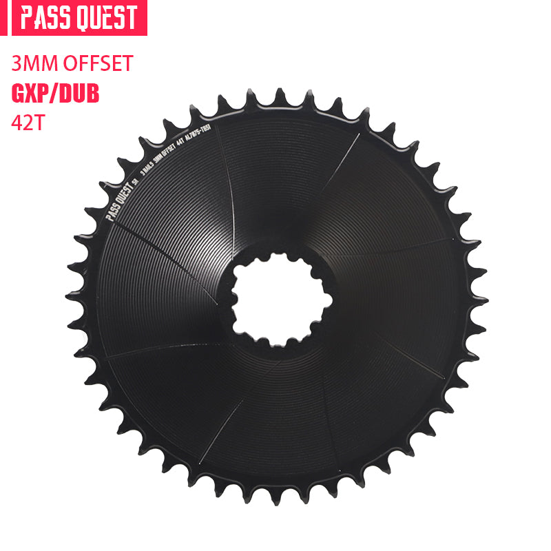 SRAM GXP/DUB ( 3mm offset) GRAVEL/ROAD Narrow Wide Chainring 36-56T /AXS