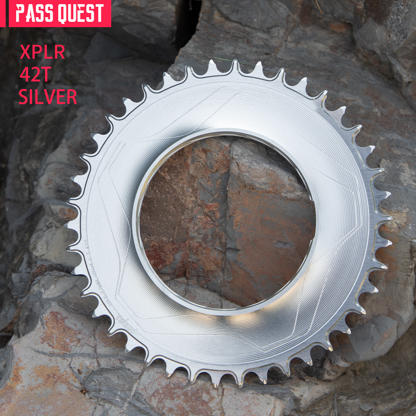 PASS QUEST Direct-Mount Threaded Chainring for SRAM XPLR AXS (12/13-Speed) – Narrow-Wide Profile (30-62T)