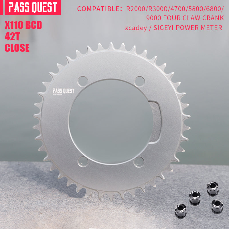 SHIMANO X110BCD (4-bolt AERO)  Round Narrow Wide Chainring