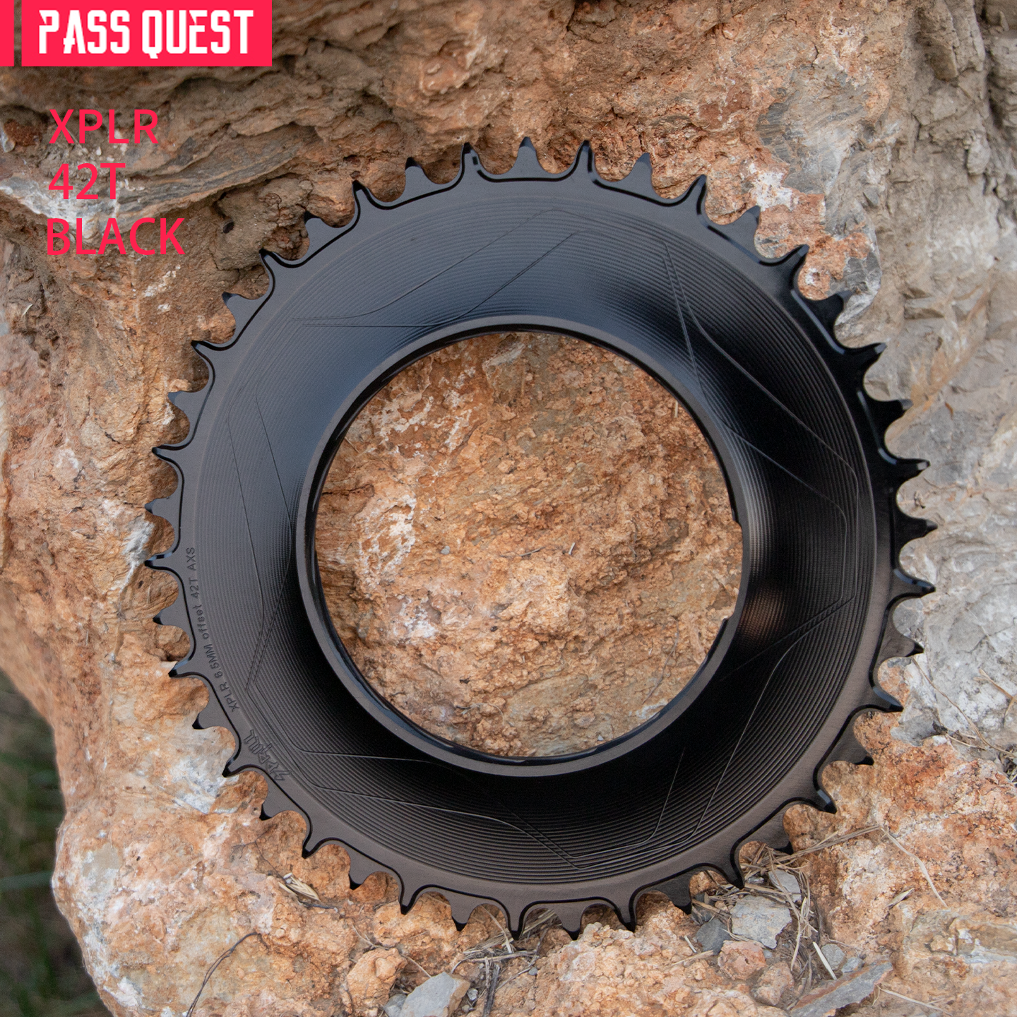 PASS QUEST Direct-Mount Threaded Chainring for SRAM XPLR AXS (12/13-Speed) – Narrow-Wide Profile (30-62T)