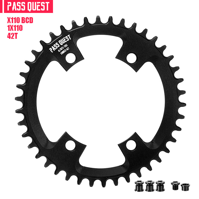 SHIMANO X110BCD (4-bolt ) Round Narrow Wide Chainring