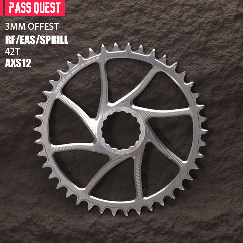 RACE FACE (3mm offset ) AXS Round Narrow Wide Chainring 40-54T
