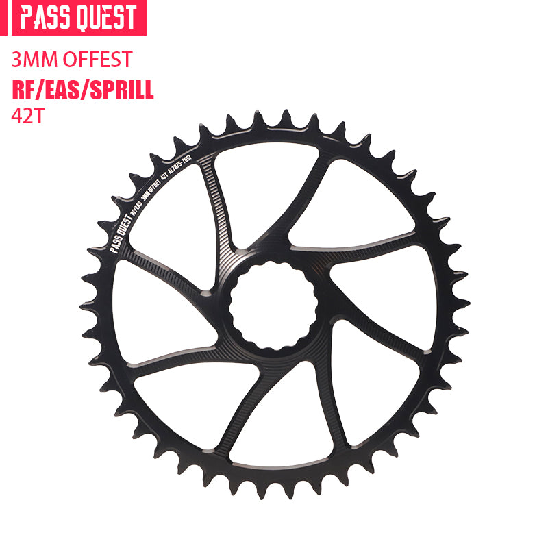 RACE FACE (3mm offset ) Round Narrow Wide Chainring 40-54T