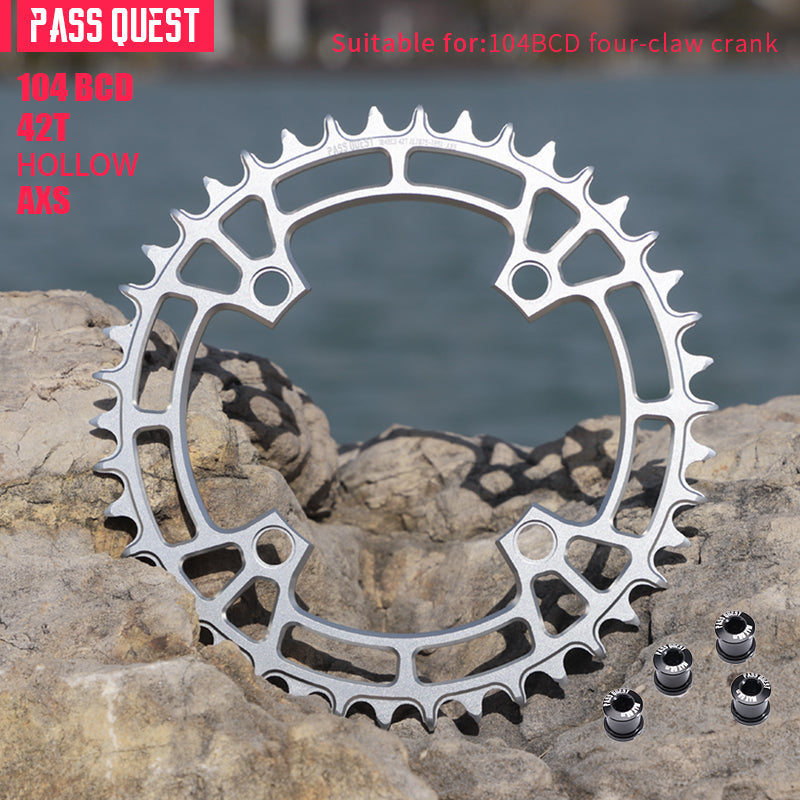 104BCD AXS Round Narrow Wide Chainring