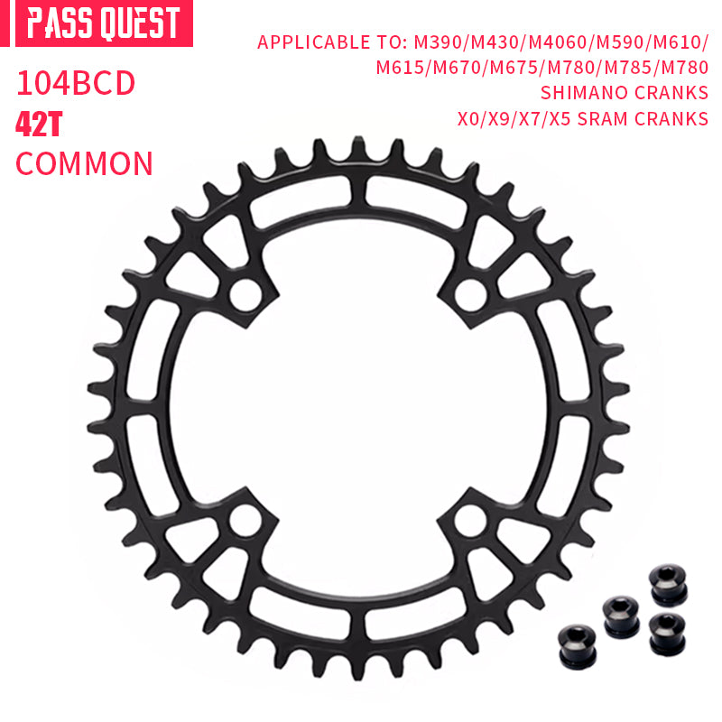 104BCD Round Narrow Wide Chainring