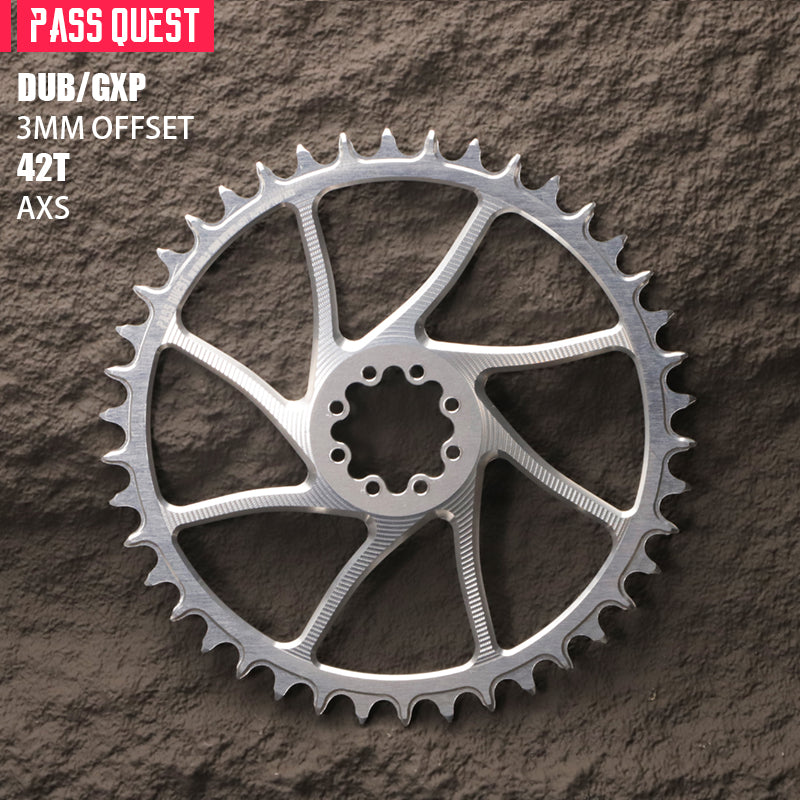 SRAM Force/AXS 8 Nails (3mm offset) Round Narrow Wide Chainring 40-54T