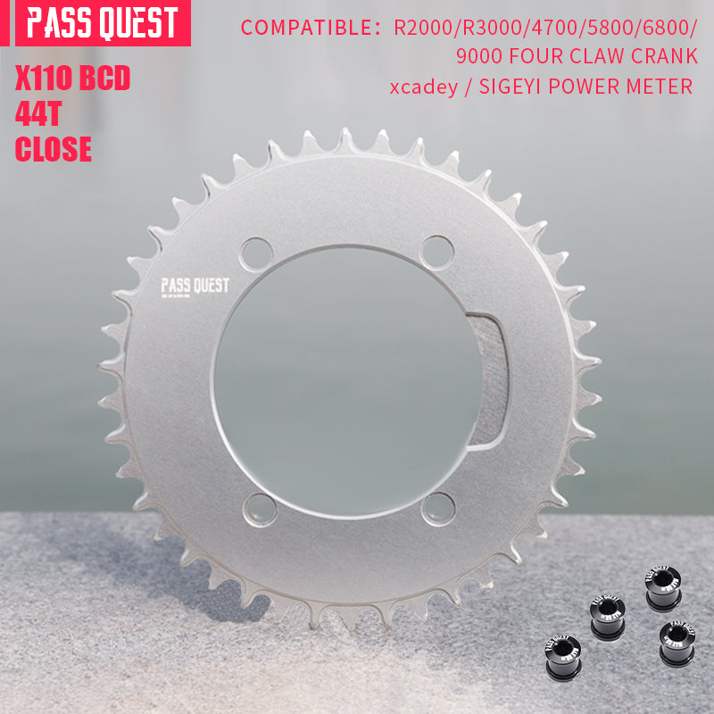 SHIMANO X110BCD (4-bolt AERO)  Round Narrow Wide Chainring