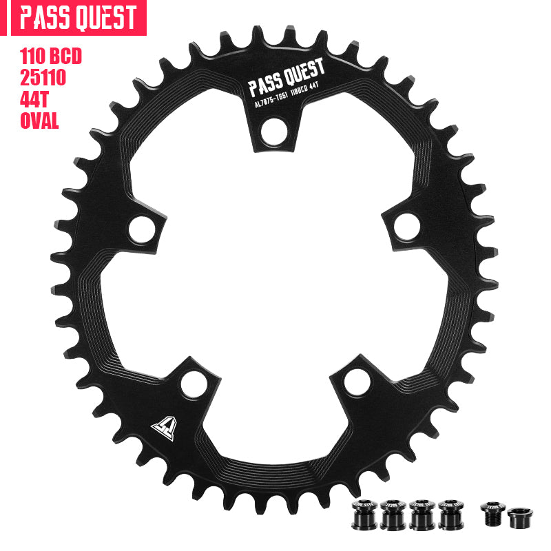 110BCD (5-bolt Oval) Road Bike Narrow Wide Chainring