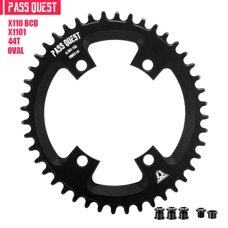 SHIMANO X110 BCD (4-bolt) Oval narrow wide chainring