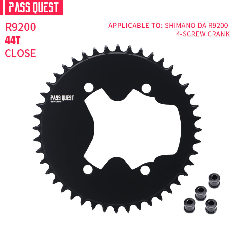 SHIMANO 110BCD R9200 R8100  (4-bolt AERO) Completely closed Round Narrow Wide Chainring