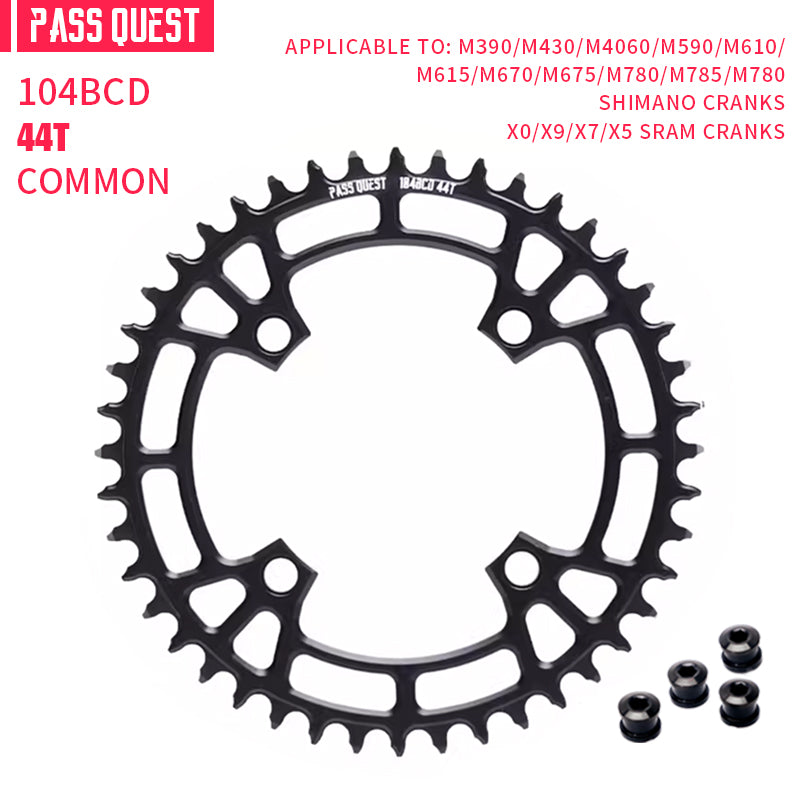 104BCD Round Narrow Wide Chainring