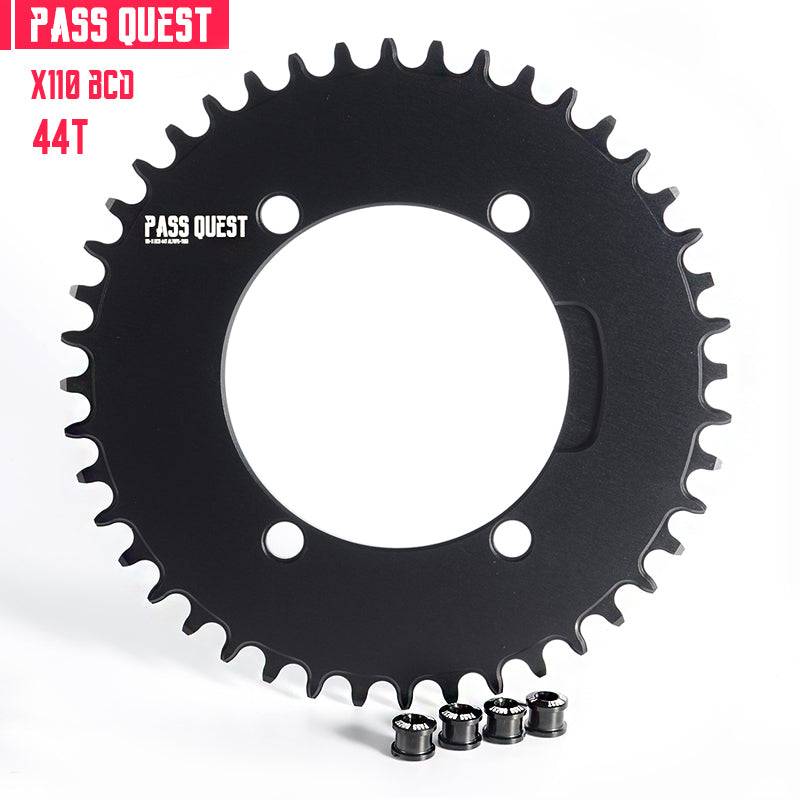 SHIMANO X110BCD (4-bolt AERO)  Round Narrow Wide Chainring