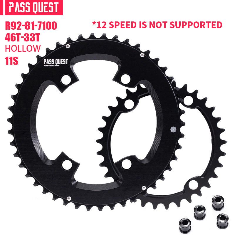 110BCD R92-8100 2X Sprocket AERO Crankshaft set Road bike Gravel bike 12S
