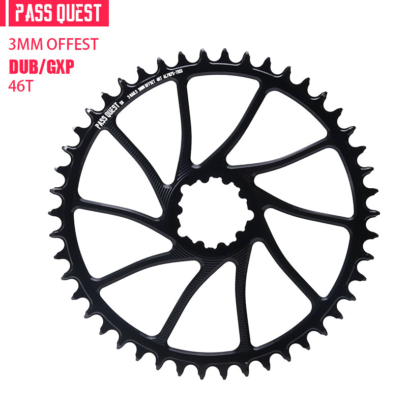 SRAM GXP/DUB ( 3mm offset) MOUNTAIN/GRAVEL/ROAD Narrow Wide Chainring