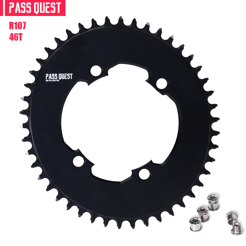 SRAM RIVAL 107BCD (4-bolt) Oval AERO Narrow Wide Chainring