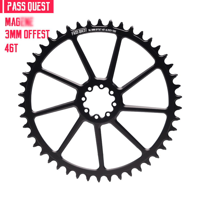 MAGENE (3mm offset) Round For Direct Mount Magene Narrow Wide Chainring