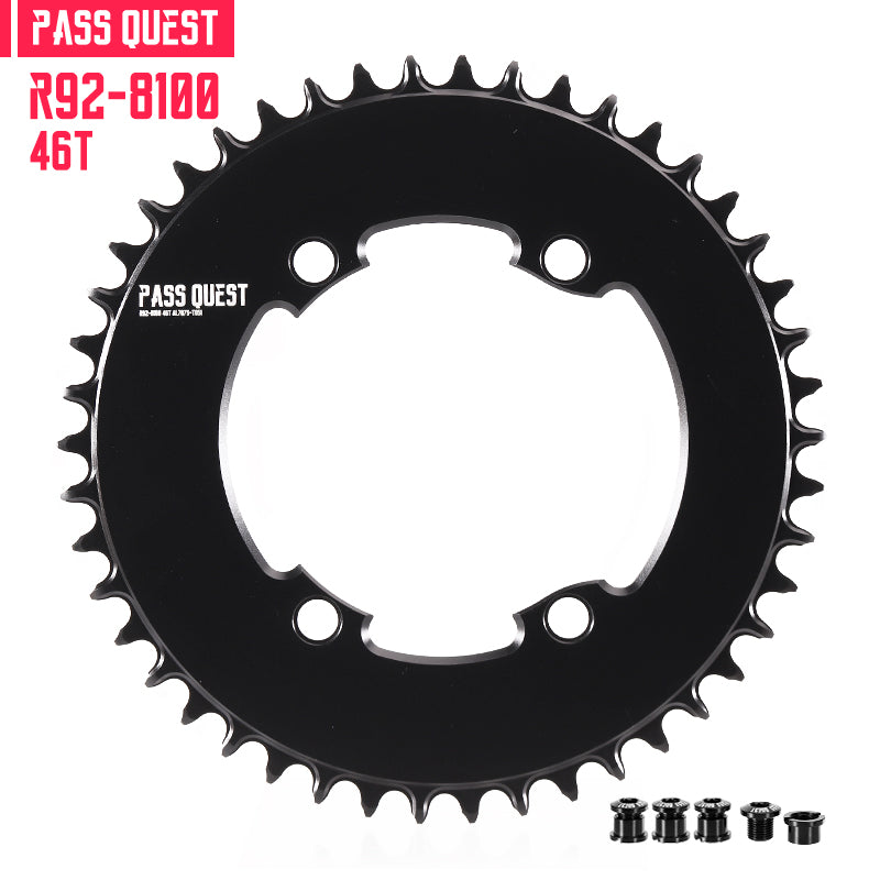 110BCD R9200 R8100 R7100 (4-bolt AERO) Round Narrow Wide Chainring