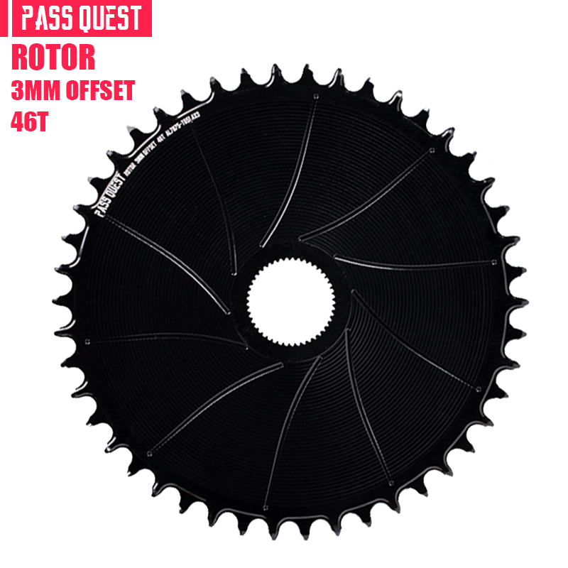 ROTOR (3mm offset ) AERO Round Narrow Wide Chainring