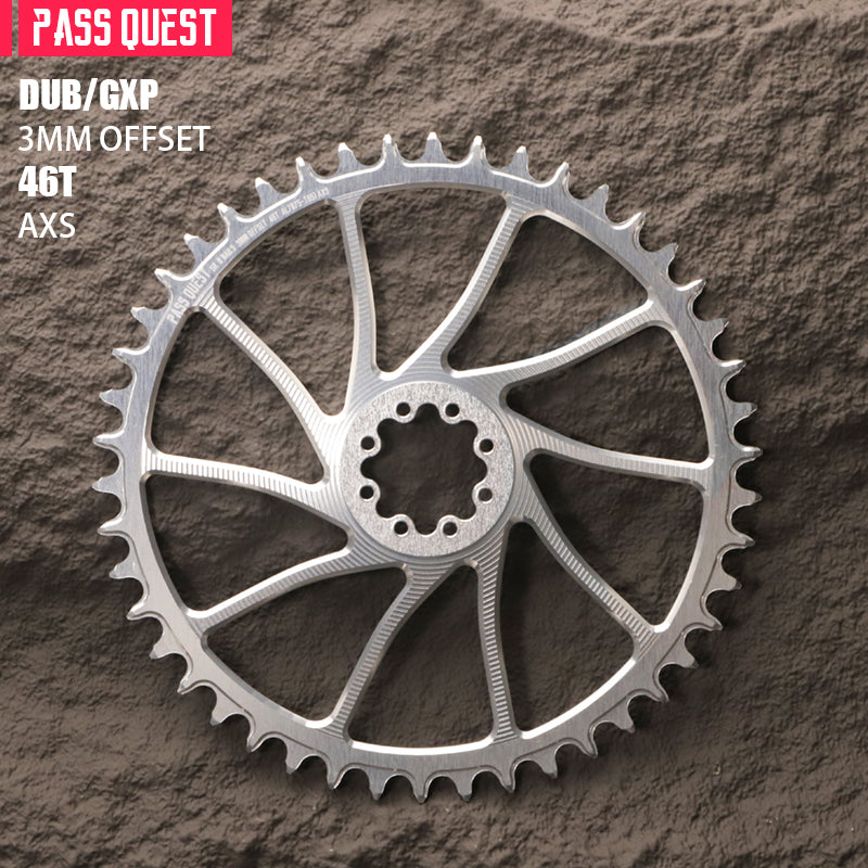 SRAM Force/AXS 8 Nails (3mm offset) Round Narrow Wide Chainring 40-54T