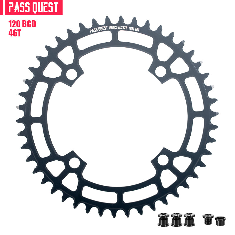 120BCD Round Mountain Bike Chain Wheel Crankset Narrow Wide Chainring