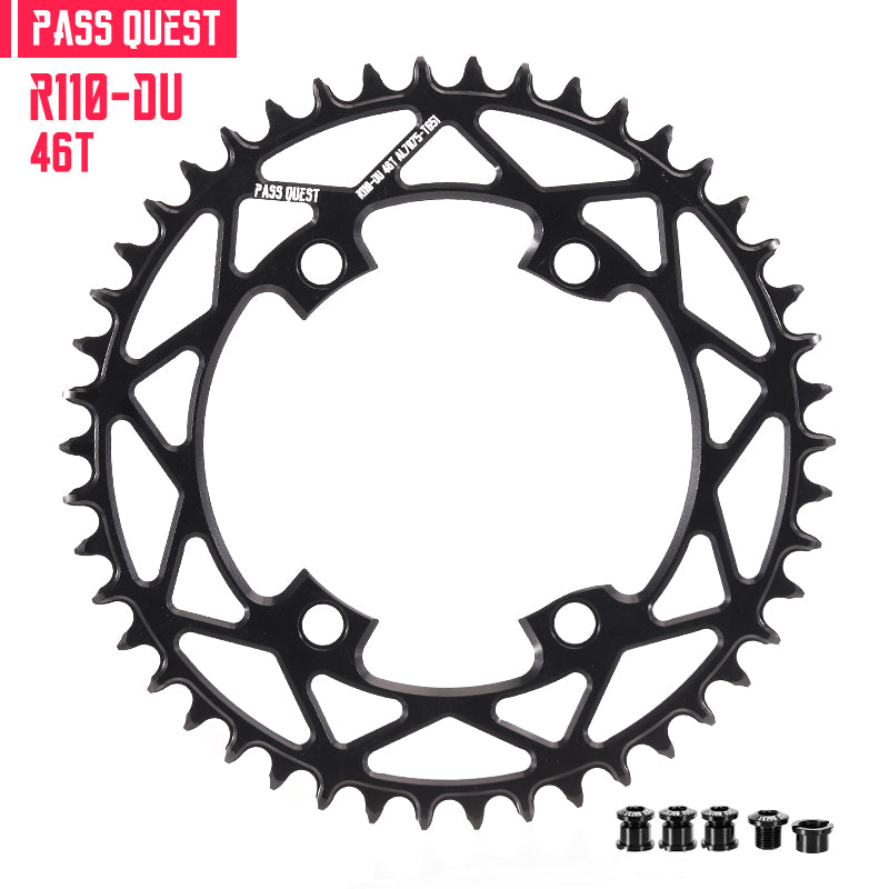 110BCD R9200 R8100 R7100 (4-bolt AERO) Round Narrow Wide Chainring