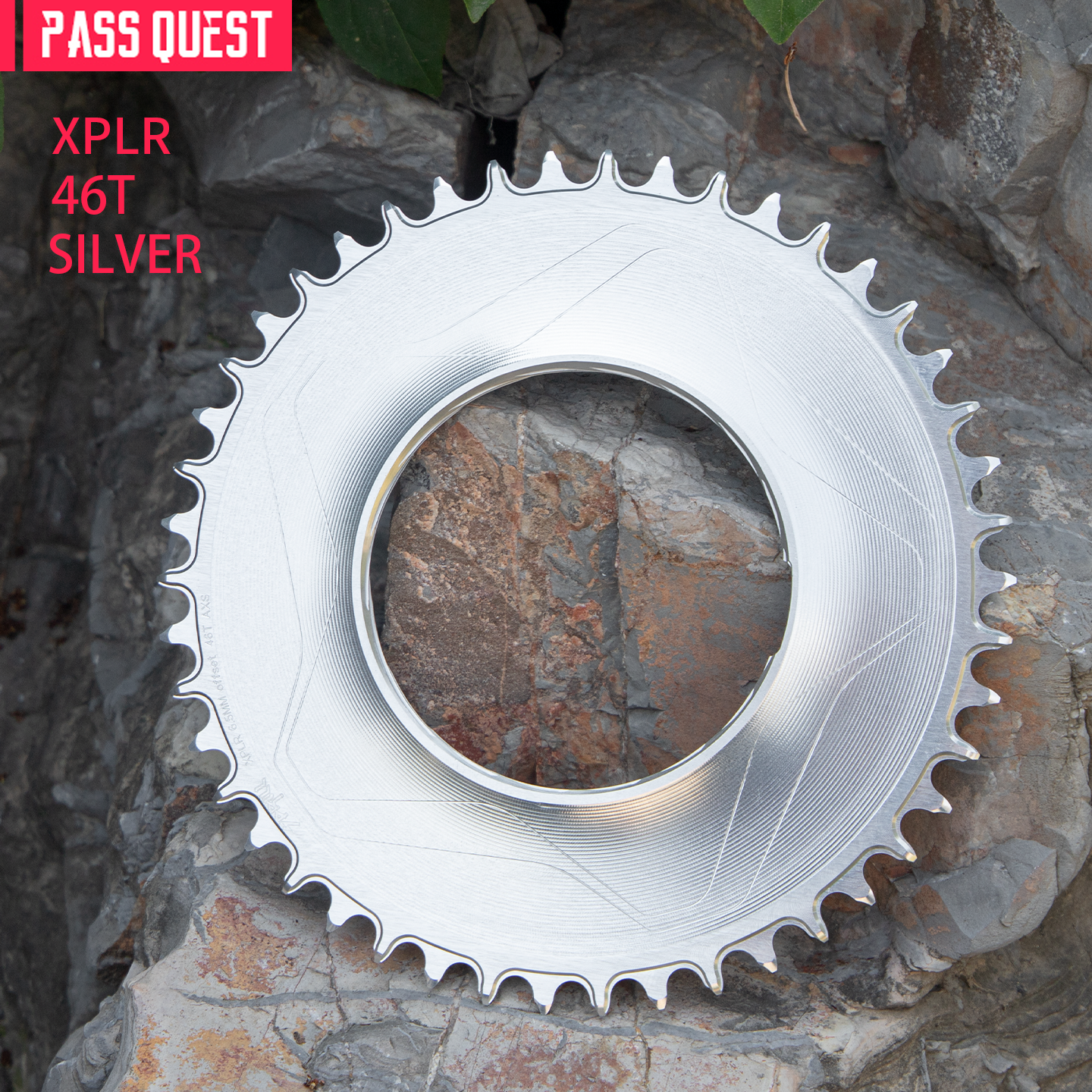 PASS QUEST Direct-Mount Threaded Chainring for SRAM XPLR AXS (12/13-Speed) – Narrow-Wide Profile (30-62T)