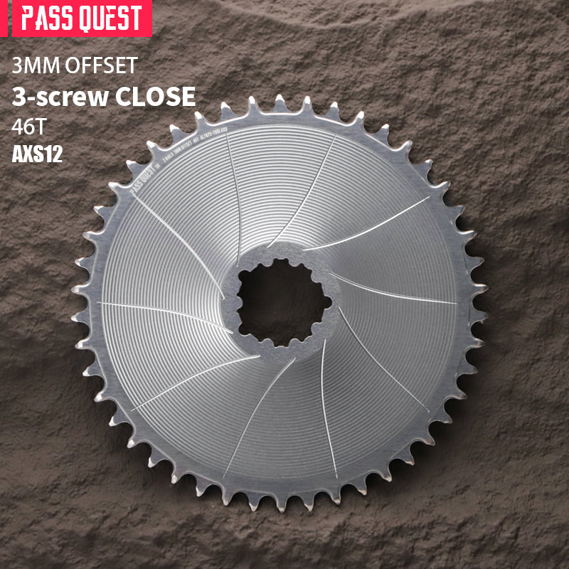 SRAM GXP/DUB ( 3mm offset) GRAVEL/ROAD Narrow Wide Chainring 40-56T AXS