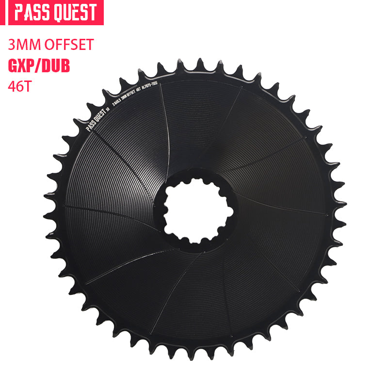 SRAM GXP/DUB ( 3mm offset) GRAVEL/ROAD Narrow Wide Chainring 36-56T /AXS