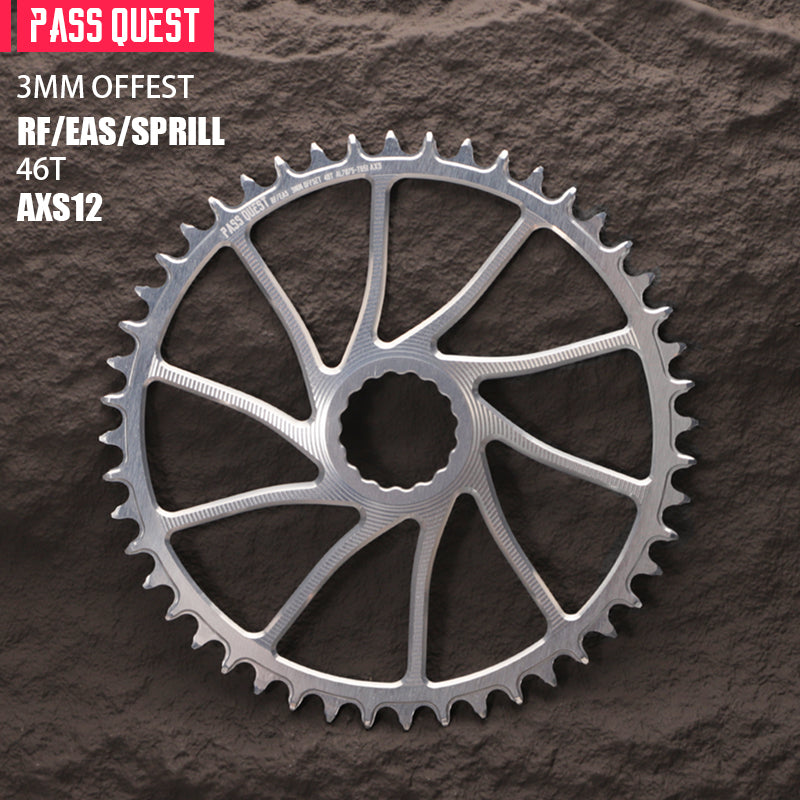 RACE FACE (3mm offset ) AXS Round Narrow Wide Chainring 40-54T