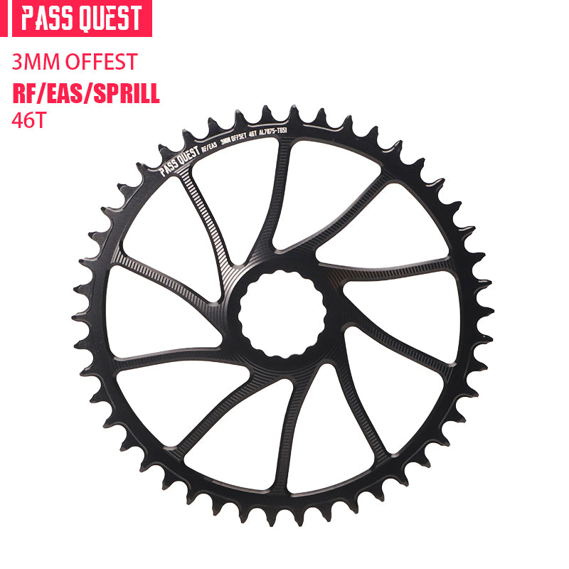 RACE FACE (3mm offset ) Round Narrow Wide Chainring 40-54T