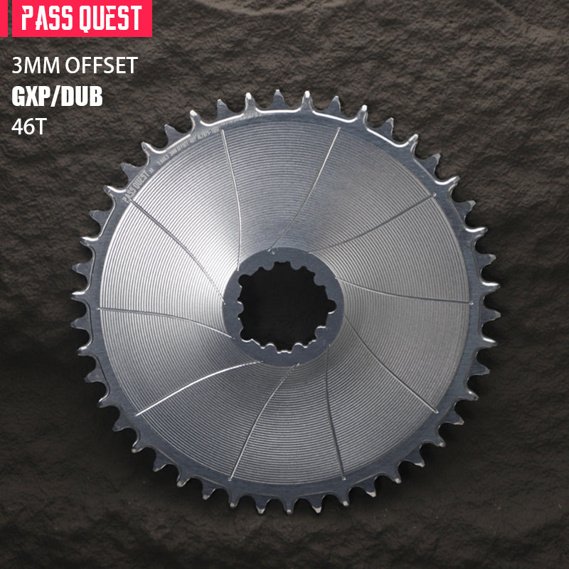 SRAM GXP/DUB ( 3mm offset) GRAVEL/ROAD Narrow Wide Chainring 36-56T /AXS
