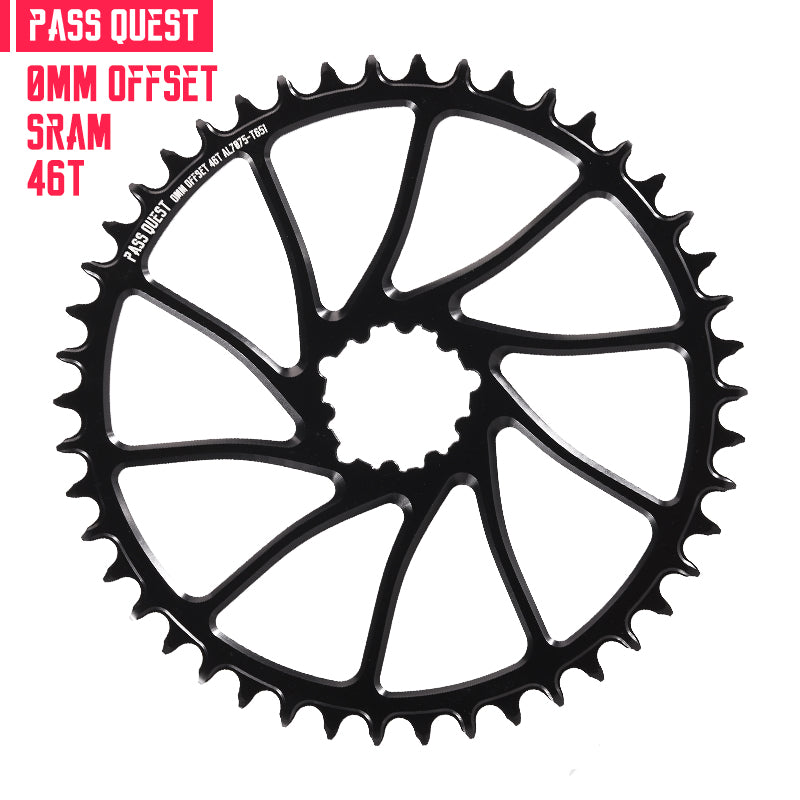 SRAM (0mm offset) Round Narrow Wide Chainring