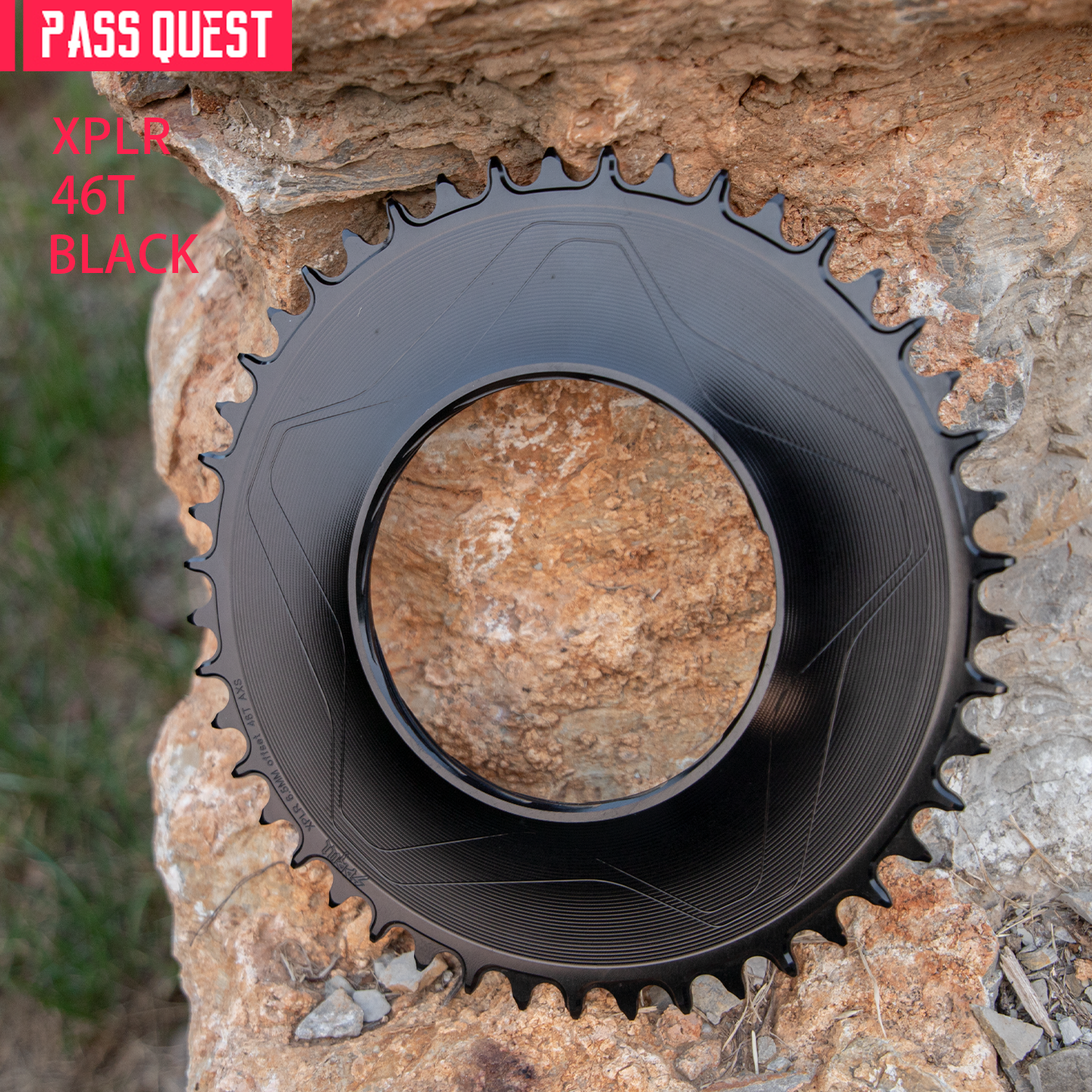 PASS QUEST Direct-Mount Threaded Chainring for SRAM XPLR AXS (12/13-Speed) – Narrow-Wide Profile (30-62T)