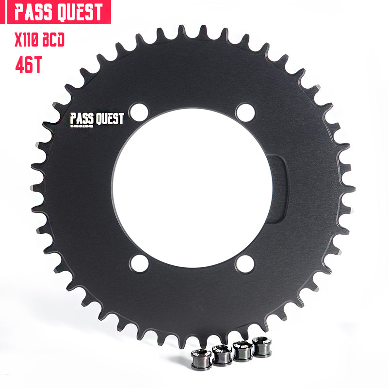 SHIMANO X110BCD (4-bolt AERO)  Round Narrow Wide Chainring