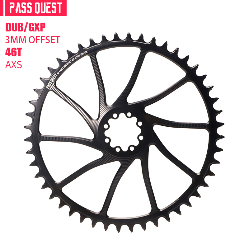 SRAM Force/AXS 8 Nails (3mm offset) Round Narrow Wide Chainring 40-54T