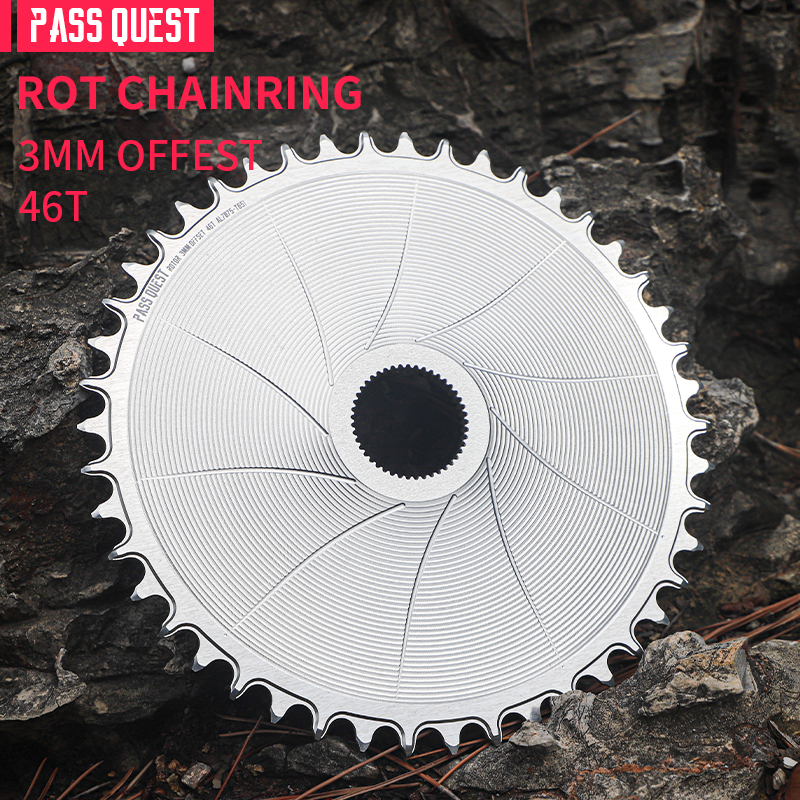 ROTOR (3mm offset ) AERO Round Narrow Wide Chainring