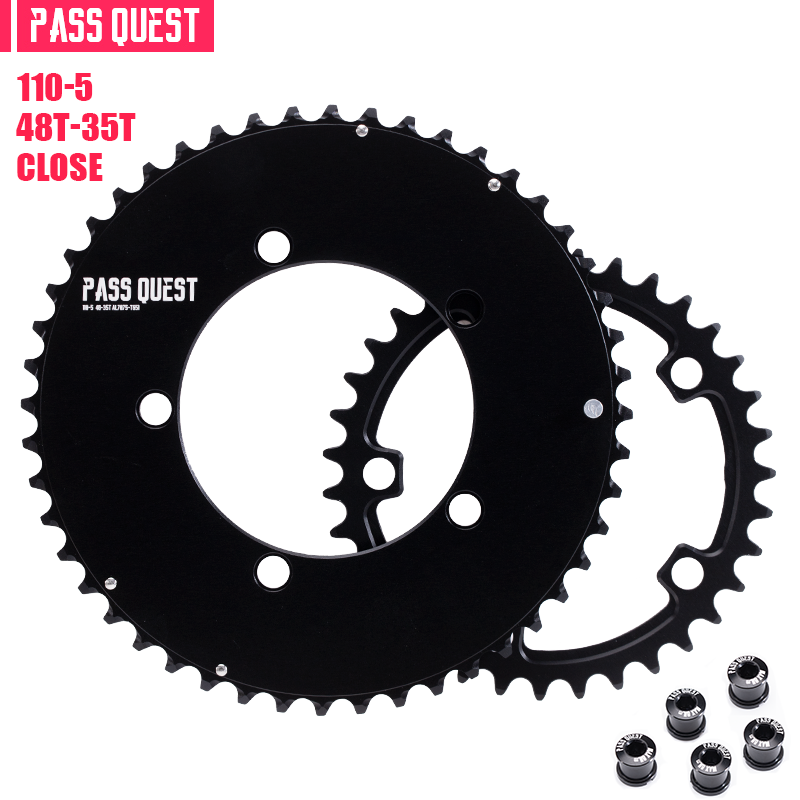 110BCD (5-bolt AERO) 2X Sprocket Round Road Bike Foldable Bicycle 11/11-12 speed Gravel bike