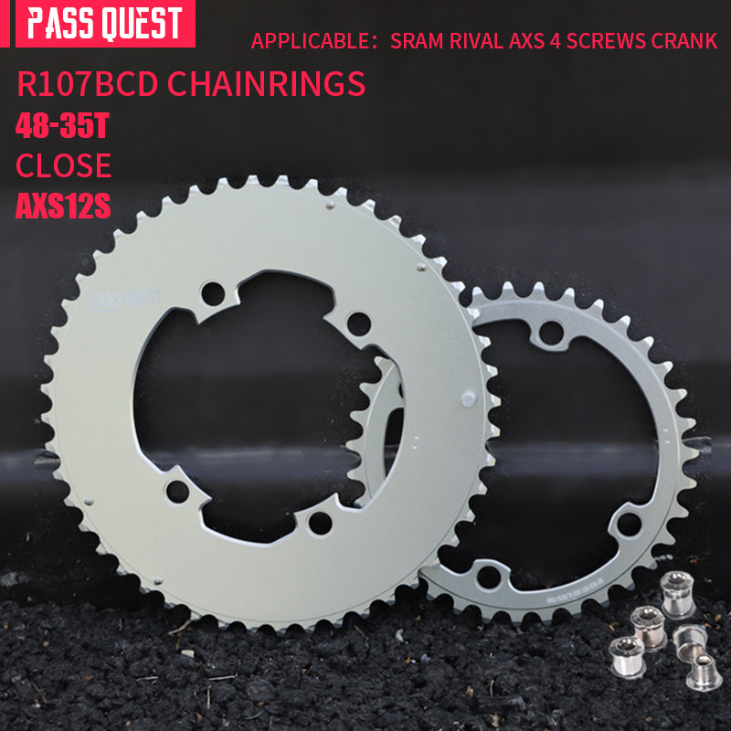 SRAM RIVAL 107BCD 2X Sprocket AERO Road bike Gravel bike
