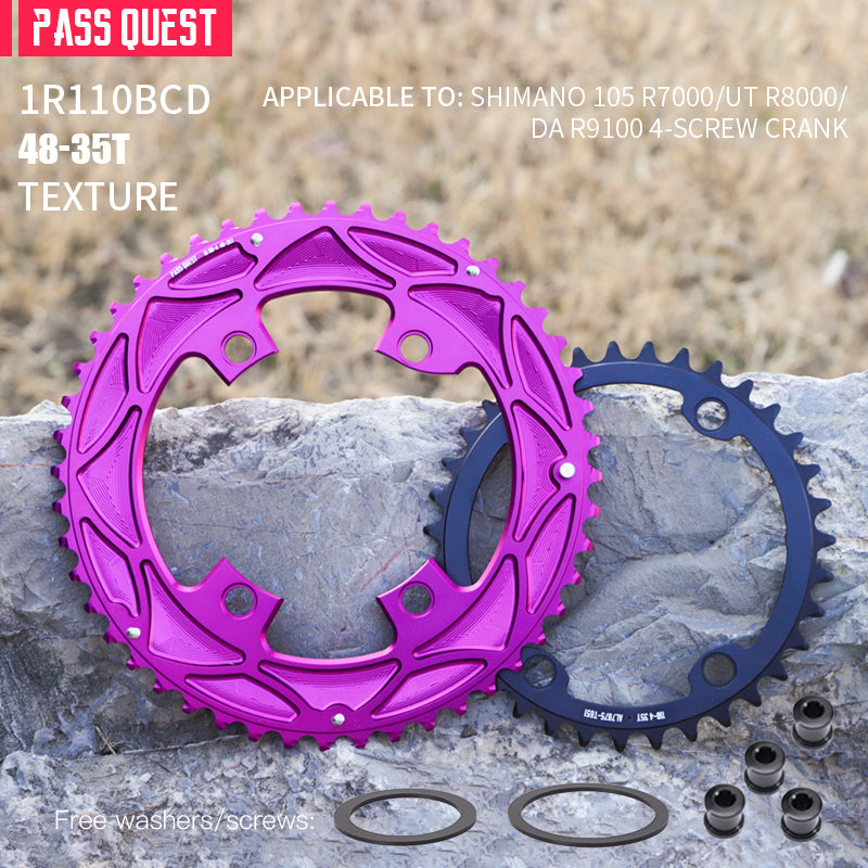 110BCD 2X R9100 R8000 R7000 Sprocket Crankshaft set Road bike Gravel bike 11-12S