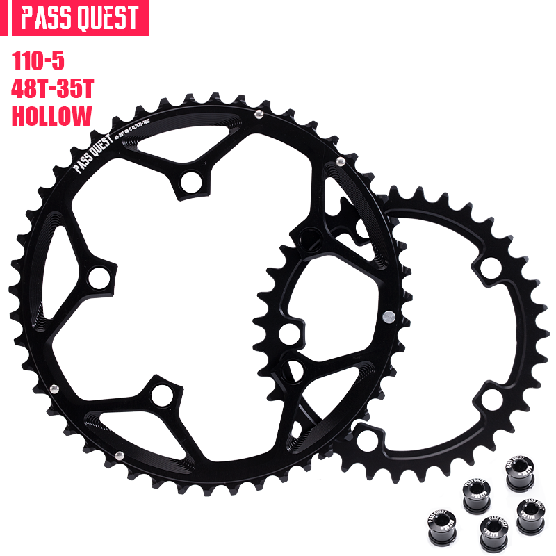 110BCD (5-bolt AERO) 2X Sprocket Round Road Bike Foldable Bicycle 11/11-12 speed Gravel bike