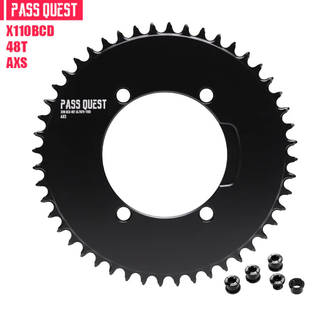 PASS QUEST Adapter Converter for FORCE 8 bolt to X110BCD AXS12-Speed