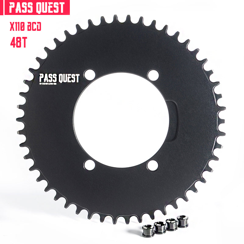 SHIMANO X110BCD (4-bolt AERO)  Round Narrow Wide Chainring