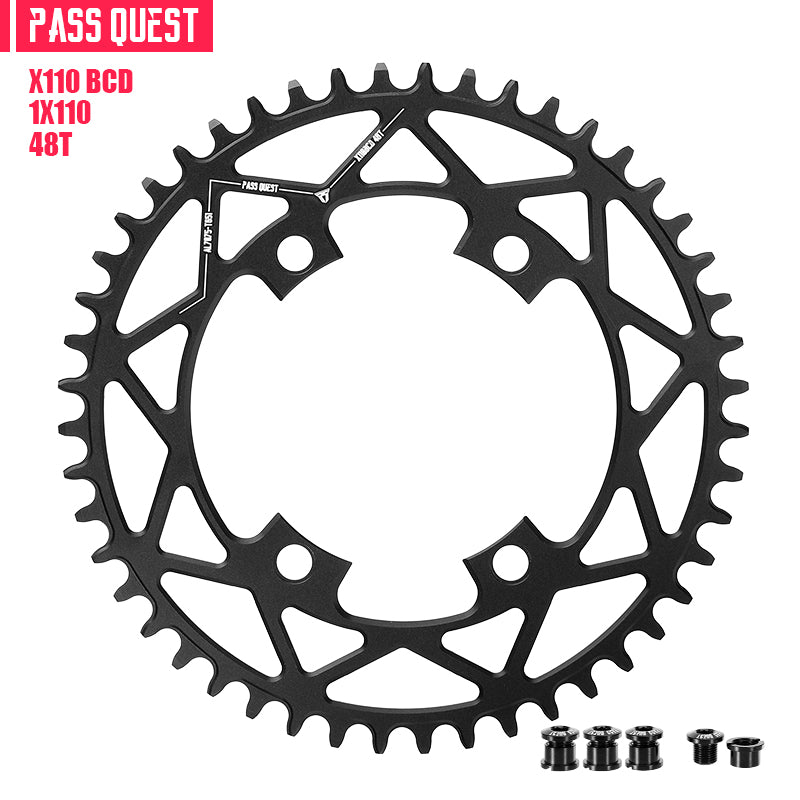 SHIMANO X110BCD (4-bolt ) Round Narrow Wide Chainring